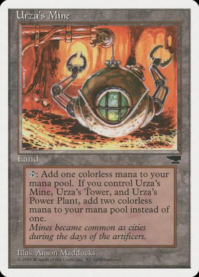 Urza's Mine CHR-114B Chronicles Magic card