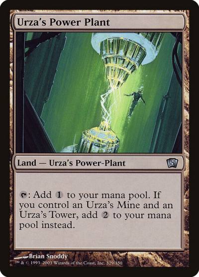 Urza's Power Plant 8ED-329STAR Eighth Edition Magic card