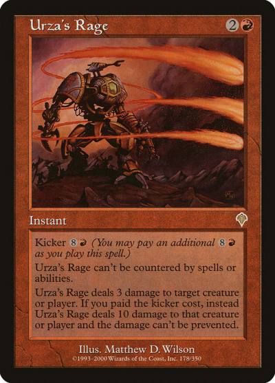 Urza's Rage INV-178 Invasion Magic card
