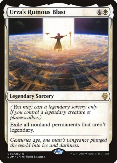 Urza's Ruinous Blast DOM-39 Dominaria Magic card