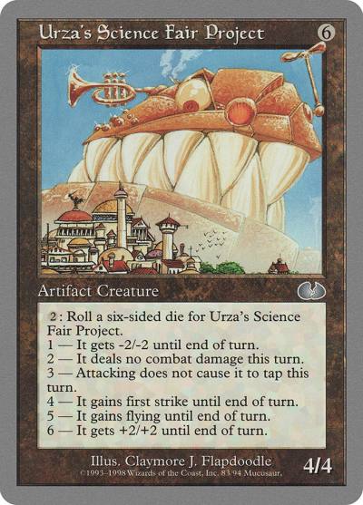 Urza's Science Fair Project UGL-83 Unglued Magic card