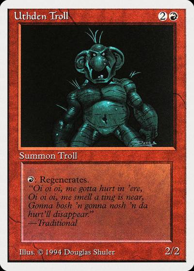 Uthden Troll SUM-182 Summer Magic / Edgar Magic card