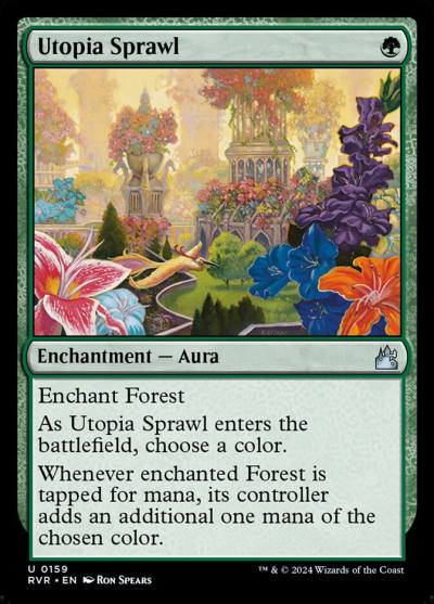 Utopia Sprawl RVR-159 Ravnica Remastered Magic card