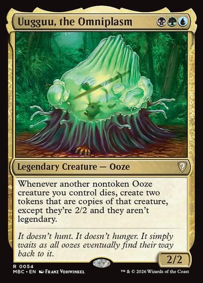 Uugguu, the Omniplasm 54 Mystery Booster Commander Edition Magic card