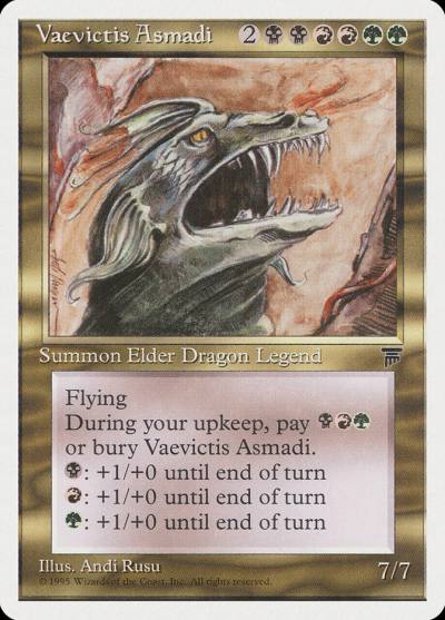 Vaevictis Asmadi CHR-89 Chronicles Magic card