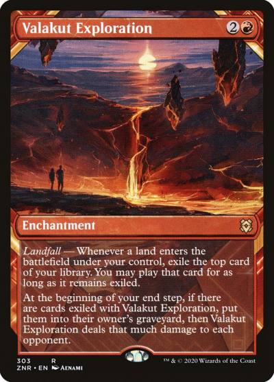 Valakut Exploration ZNR-303 Zendikar Rising Magic card