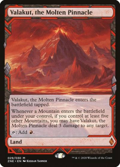 Valakut, the Molten Pinnacle ZNE-29 Zendikar Rising Expeditions Magic card