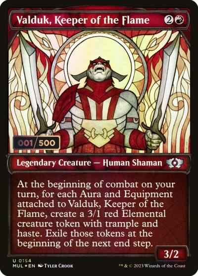 Valduk, Keeper of the Flame MUL-154Z Multiverse Legends Magic card