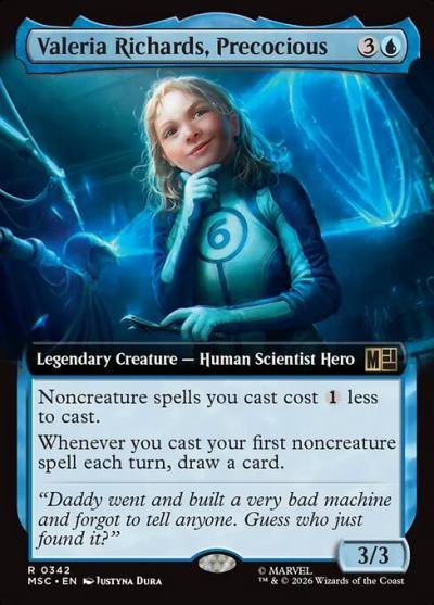 Valeria Richards, Precocious
