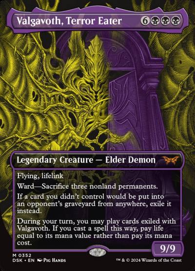 Valgavoth, Terror Eater DSK-352 Duskmourn: House of Horror Magic card