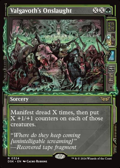 Valgavoth's Onslaught DSK-324 Duskmourn: House of Horror Magic card