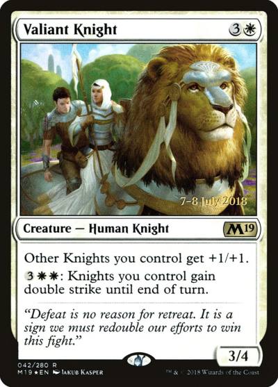 Valiant Knight PM19-42S Core Set 2019 Promos Magic card