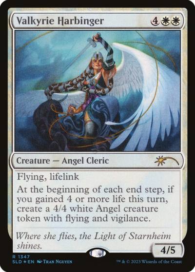 Valkyrie Harbinger SLD-1347 Secret Lair Drop Magic card