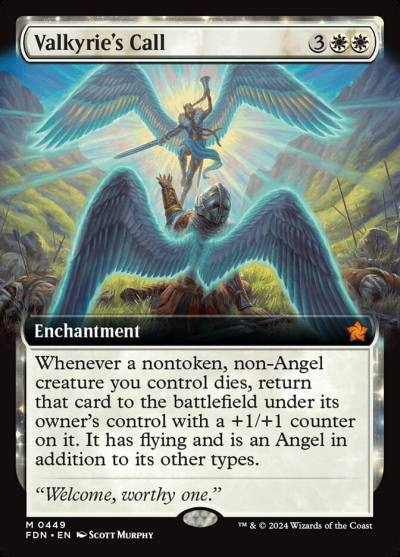 Valkyrie's Call FDN-449 Foundations Magic card