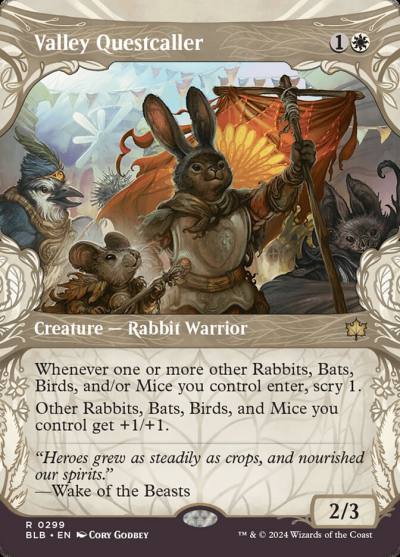 Valley Questcaller BLB-299 Bloomburrow Magic card