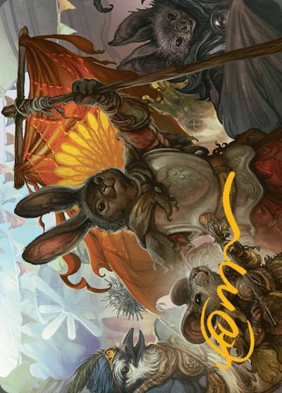 Valley Questcaller // Valley Questcaller ABLB-37 Bloomburrow Art Series Magic card