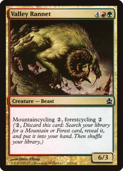 Valley Rannet CMD-232 Commander 2011 Magic card