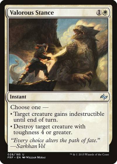 Valorous Stance FRF-28 Fate Reforged Magic card