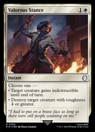 Valorous Stance PIP-702 Fallout Magic card