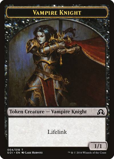 Vampire Knight TSOI-4 Shadows over Innistrad Tokens Magic card