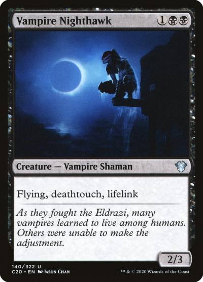 Vampire Nighthawk C20-140 Commander 2020 Magic card