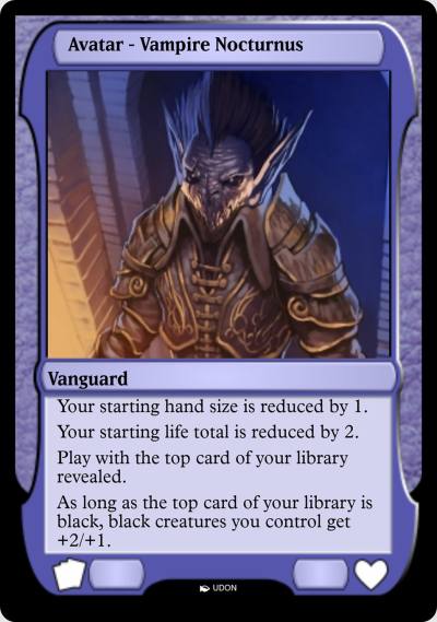 Vampire Nocturnus Avatar PMOA-97 Magic Online Avatars Magic card