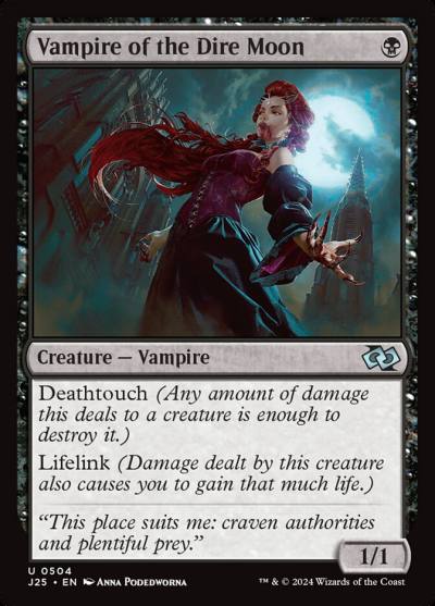 Vampire of the Dire Moon J25-504 Foundations Jumpstart Magic card