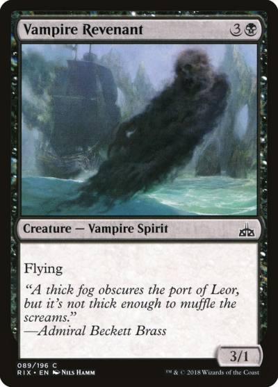 Vampire Revenant 89 Rivals of Ixalan Magic card