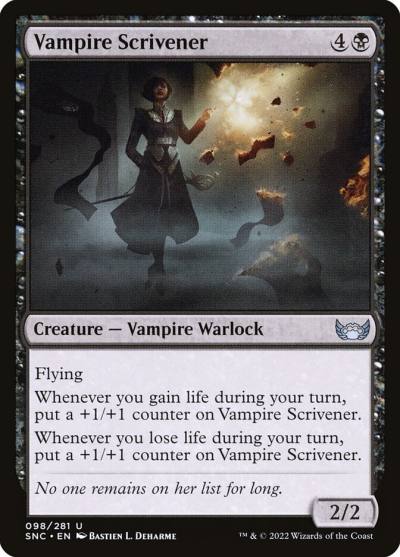 Vampire Scrivener SNC-98 Streets of New Capenna Magic card