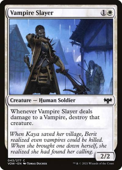 Vampire Slayer VOW-43 Innistrad: Crimson Vow Magic card