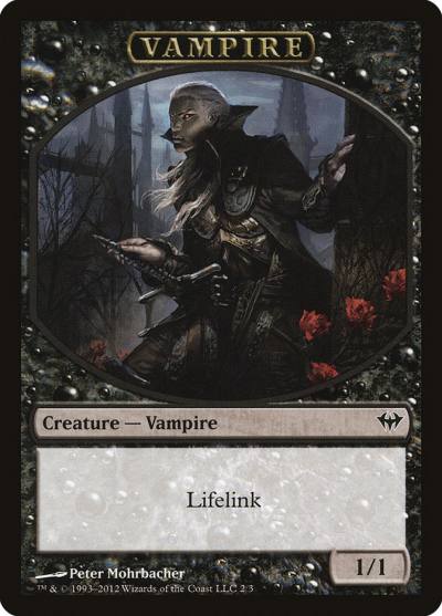 Vampire TDKA-2 Dark Ascension Tokens Magic card