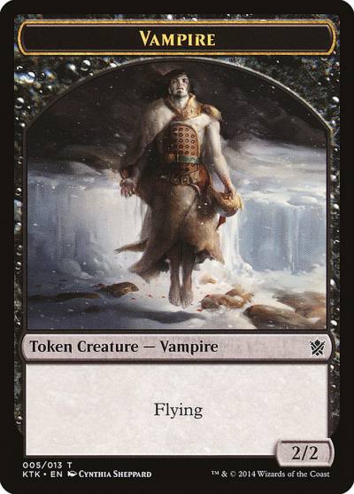 Vampire TKTK-5 Khans of Tarkir Tokens Magic card