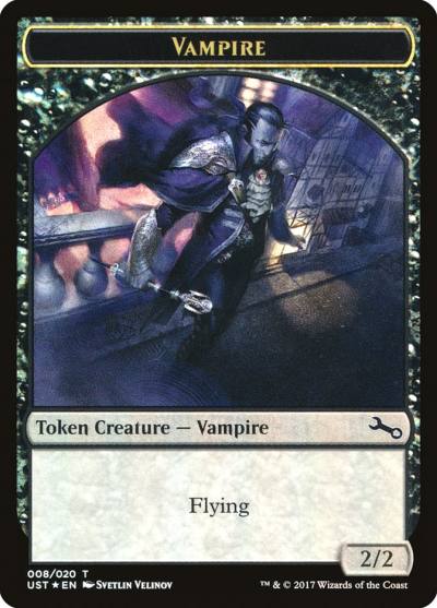 Vampire // Vampire TUST-8 Unstable Tokens Magic card