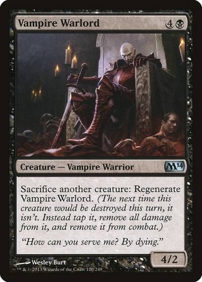 Vampire Warlord 120 Magic 2014 Magic card