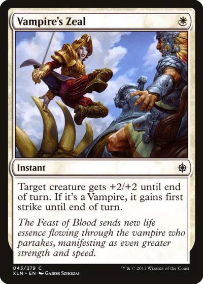 Vampire's Zeal XLN-43 Ixalan Magic card
