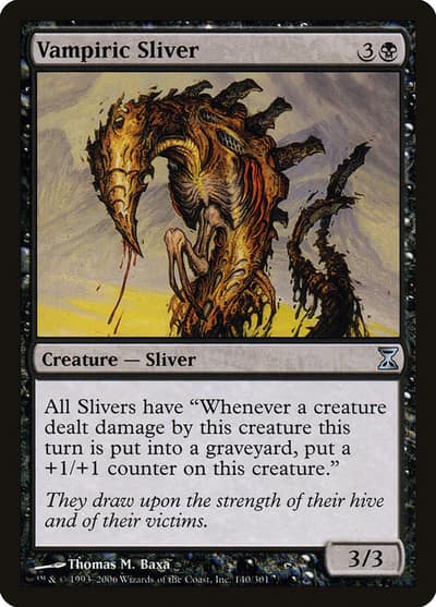 Vampiric Sliver 140 Time Spiral Magic card