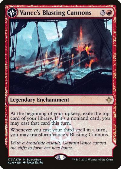 Vance's Blasting Cannons // Spitfire Bastion PXTC-173 XLN Treasure Chest Magic card