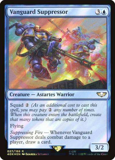 Vanguard Suppressor 40K-27STAR Warhammer 40,000 Commander Magic card