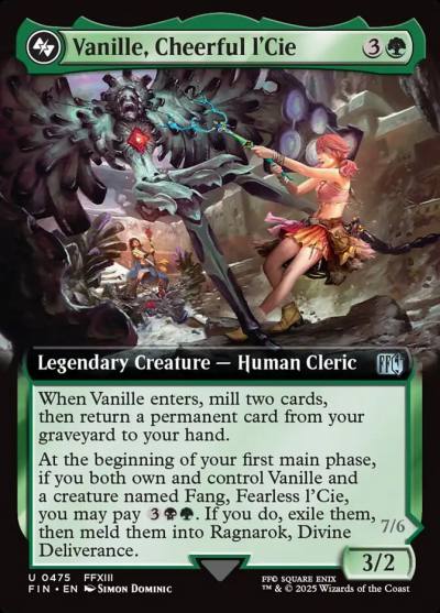 Vanille, Cheerful l'Cie FIN-475 Final Fantasy Magic card