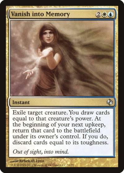 Vanish into Memory DDI-31 Duel Decks: Venser vs. Koth Magic card