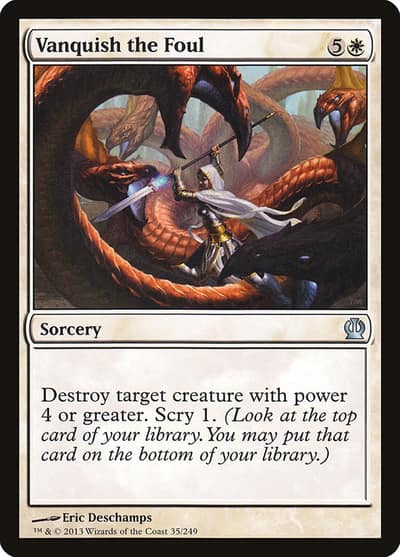 Vanquish the Foul THS-35 Theros Magic card