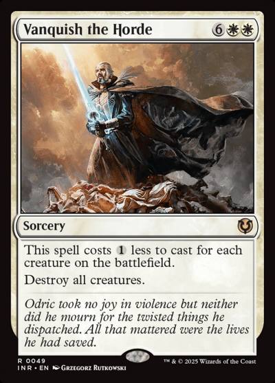 Vanquish the Horde INR-49 Innistrad Remastered Magic card