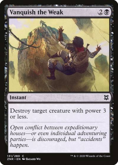 Vanquish the Weak ZNR-131 Zendikar Rising Magic card