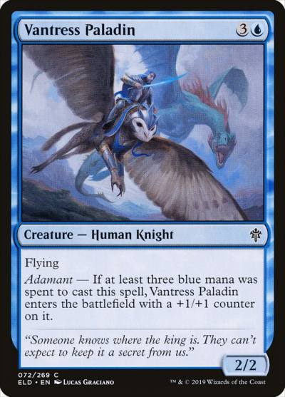 Vantress Paladin 72 Throne of Eldraine Magic card