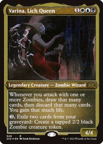 Varina, Lich Queen 2X2-549 Double Masters 2022 Magic card