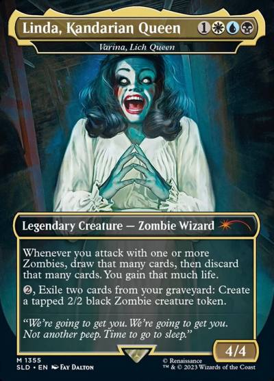 Varina, Lich Queen SLD-1355 Secret Lair Drop Magic card