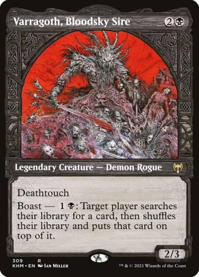 Varragoth, Bloodsky Sire KHM-309 Kaldheim Magic card
