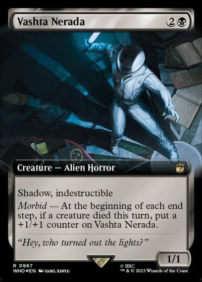 Vashta Nerada WHO-967 Doctor Who Magic card