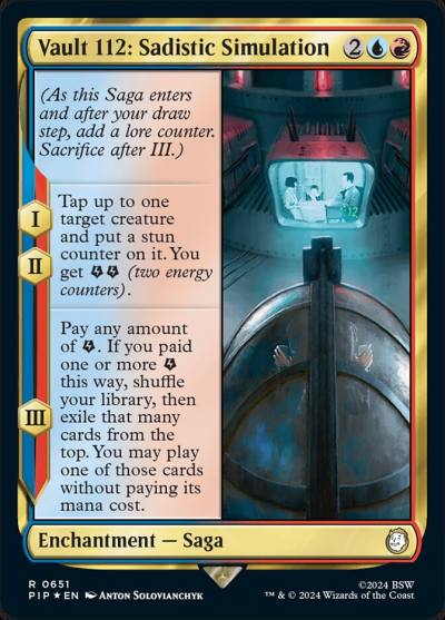 Vault 112: Sadistic Simulation PIP-651 Fallout Magic card