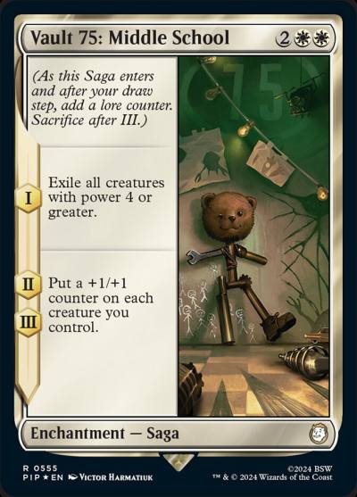 Vault 75: Middle School PIP-555 Fallout Magic card